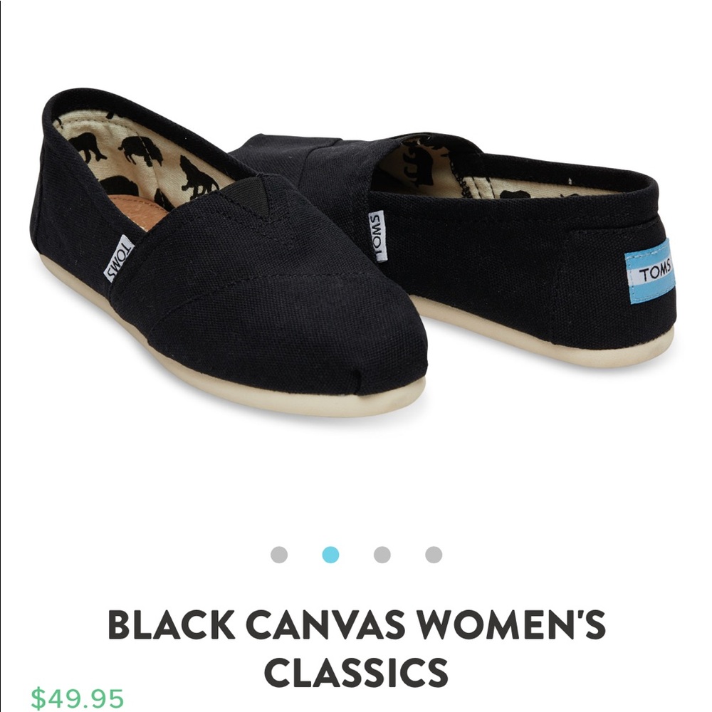 Black canvas toms